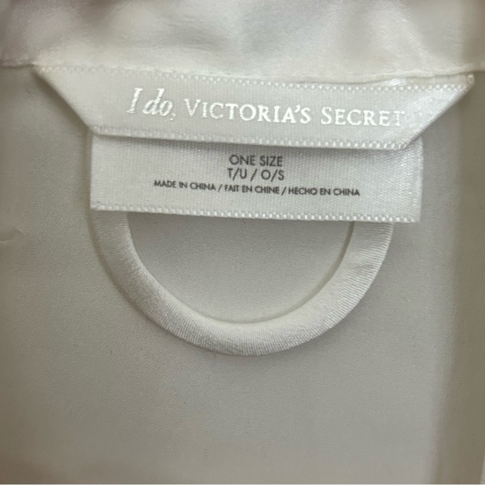 Victoria's Secret Satin “I Do” Bride Robe - White - One Size - Picture 4 of 8